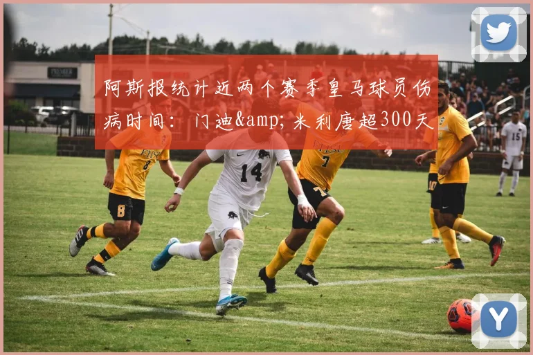 阿斯报统计近两个赛季皇马球员伤病时间：门迪&米利唐超300天